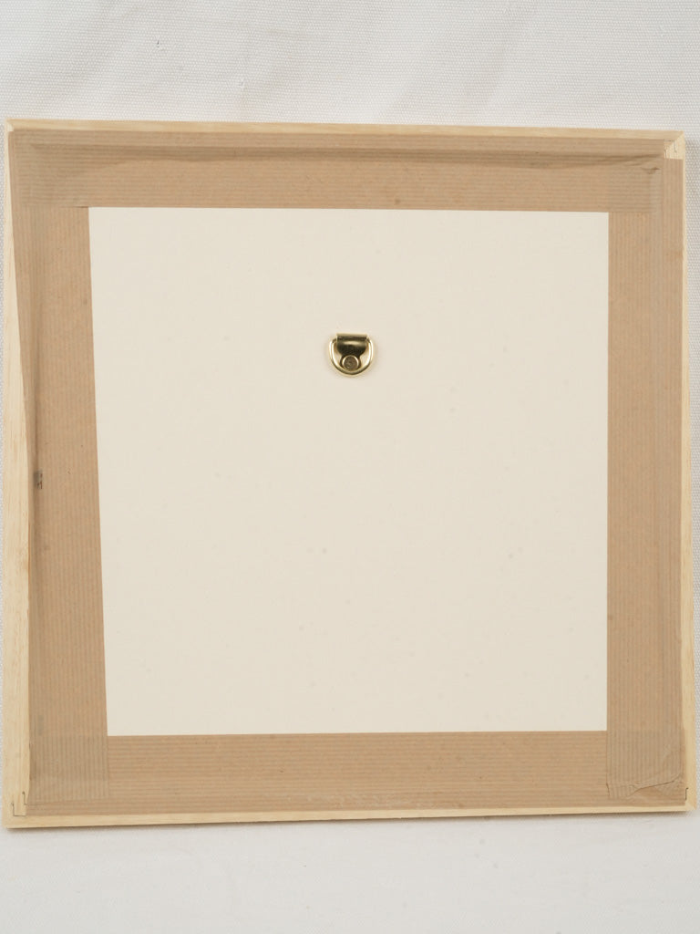 Small Contemporary Painting By Karibou - Le Chien De La Place - 14¼" x 14¼"