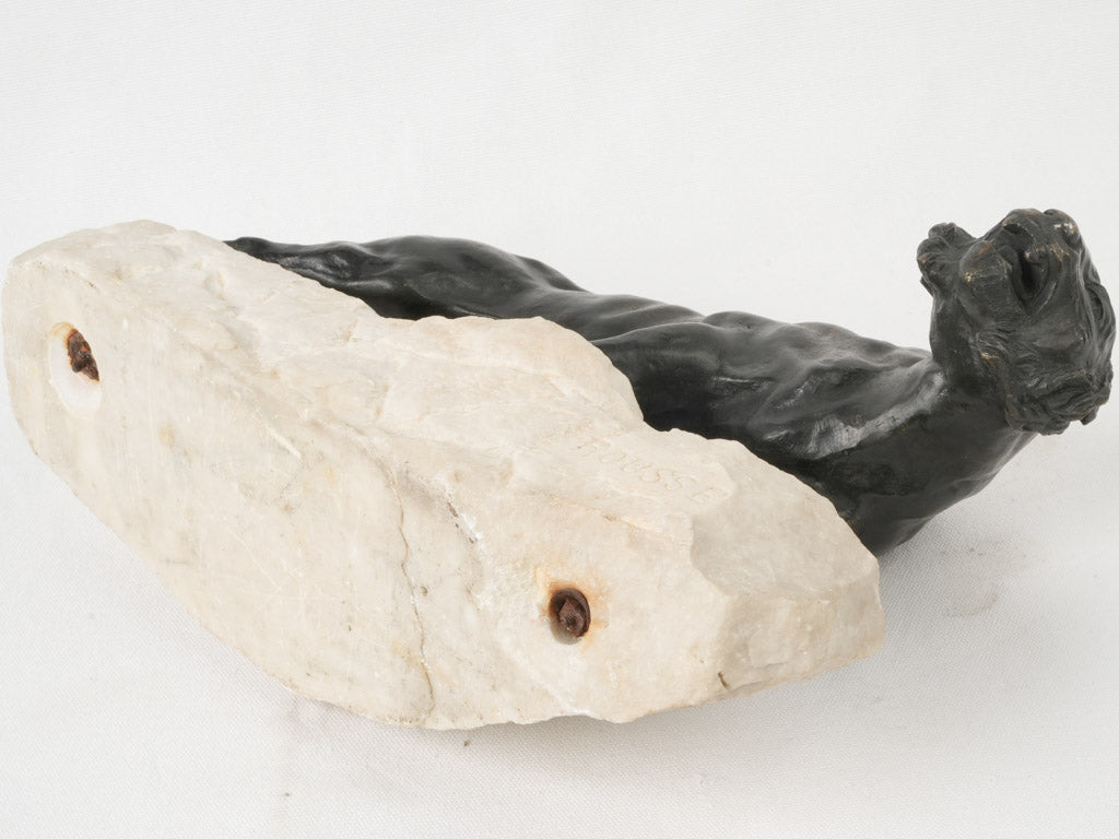 Timeless wildlife art sculpture
