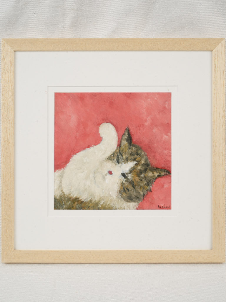 Small Contemporary Painting By Karibou - Tilun Tun - 14¼" x 14¼"