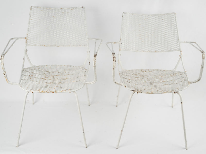 Stylish French vintage outdoor chairs