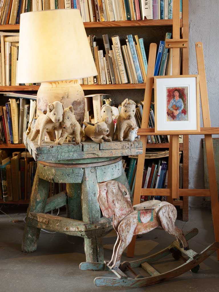 Small Contemporary Painting By Karibou - Délia - 13¾" x 10¾"