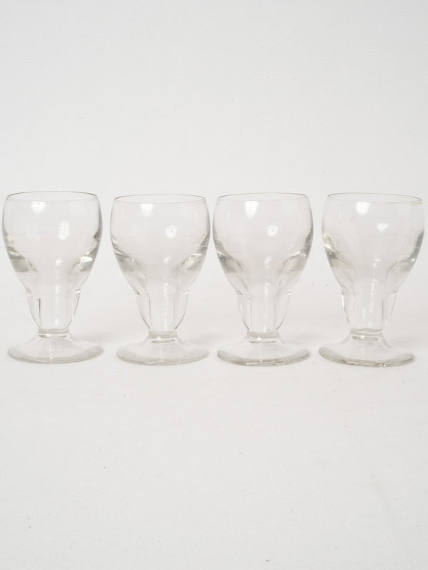 Antique Crystal Champagne Glasses Vintage Stemware Set of Six — French  Antiques Vintage French Decor French Linens Cafe au Lait Bowls and more