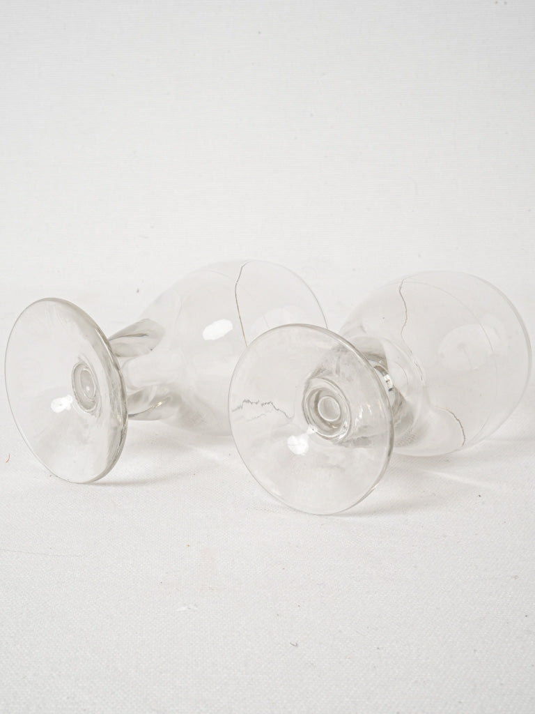 Charming practical French glassware quartet
