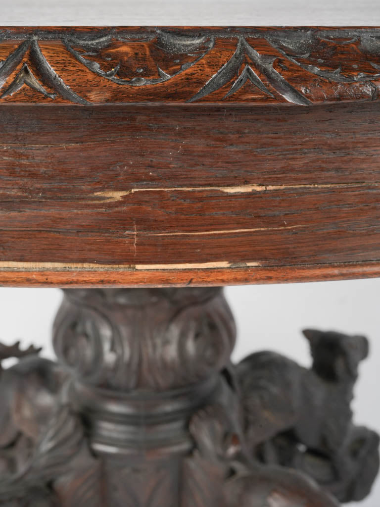 Vintage Henry II-style hunting table