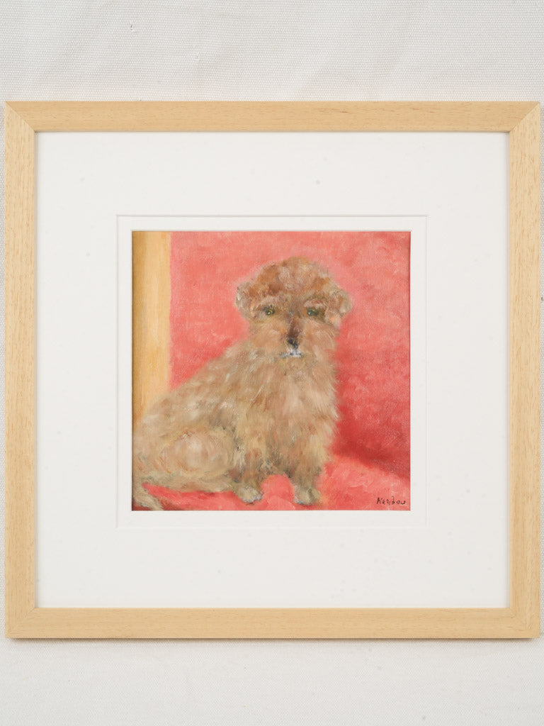 Small Contemporary Painting By Karibou - Zoé - 14¼"x 14¼"