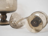 1960s Biot glass sangria service - gray taupe