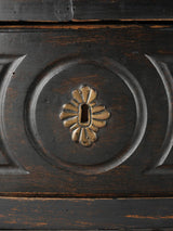 Old-fashioned Charles X black patina