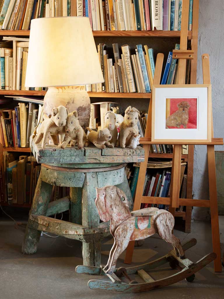 Small Contemporary Painting By Karibou - Zoé - 14¼"x 14¼"