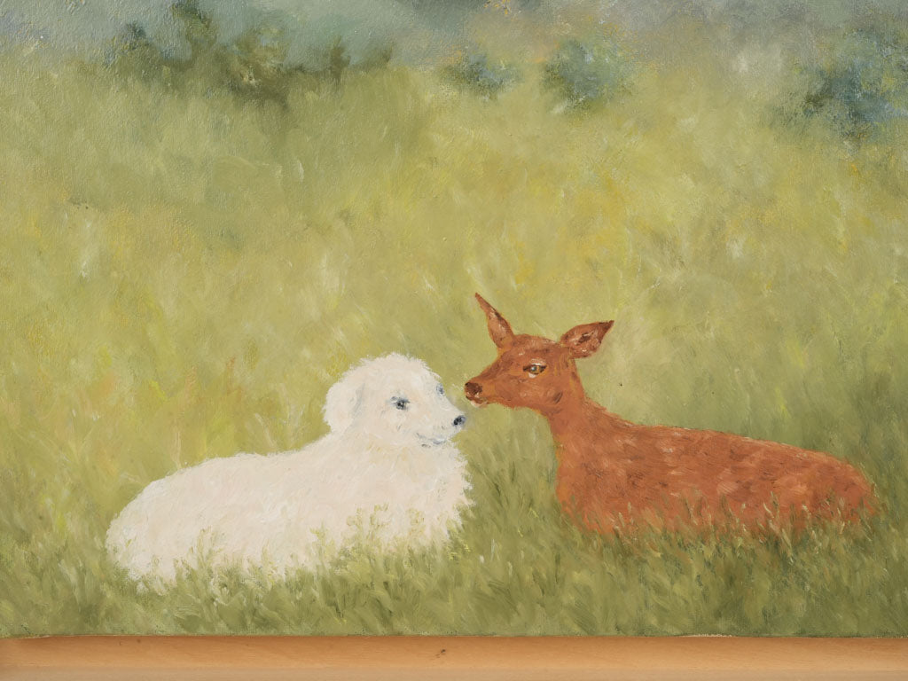 Small Contemporary Painting By Karibou - A jamais vivants (Forever Alive) - 15¼" x 18½"