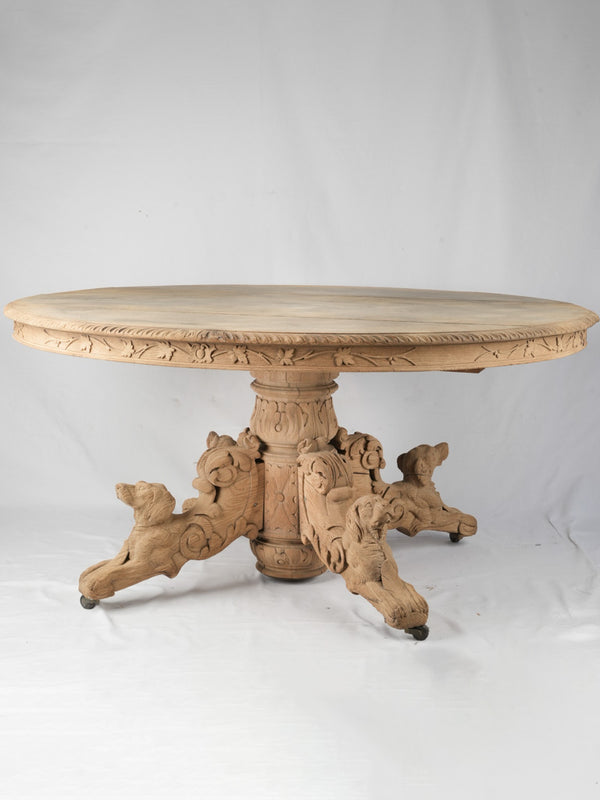 Unique 1930s four-dog sculpted table