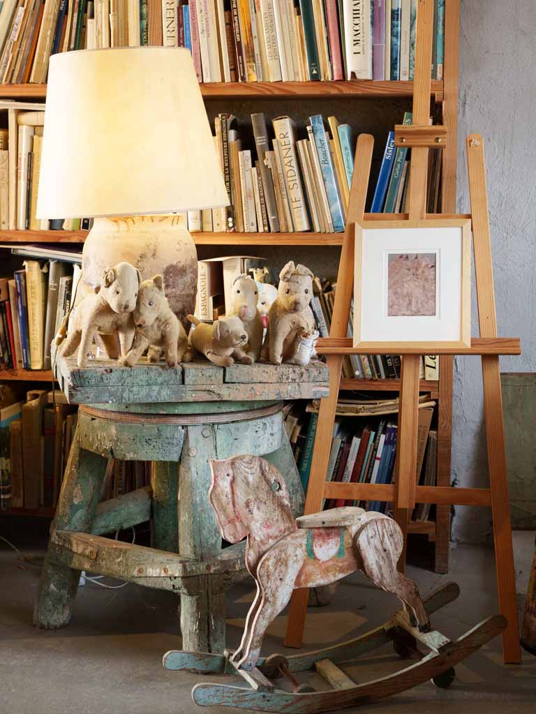 Small Contemporary Painting By Karibou - Atout Chat? - 13" x 11½"