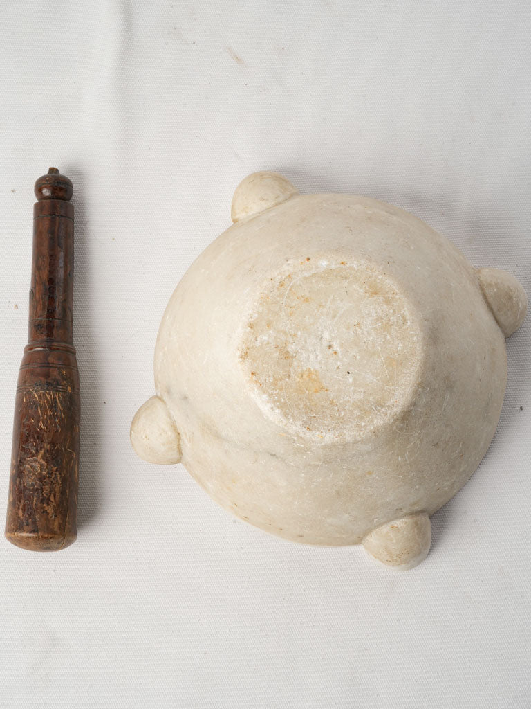 Decorative early 1800s mortar