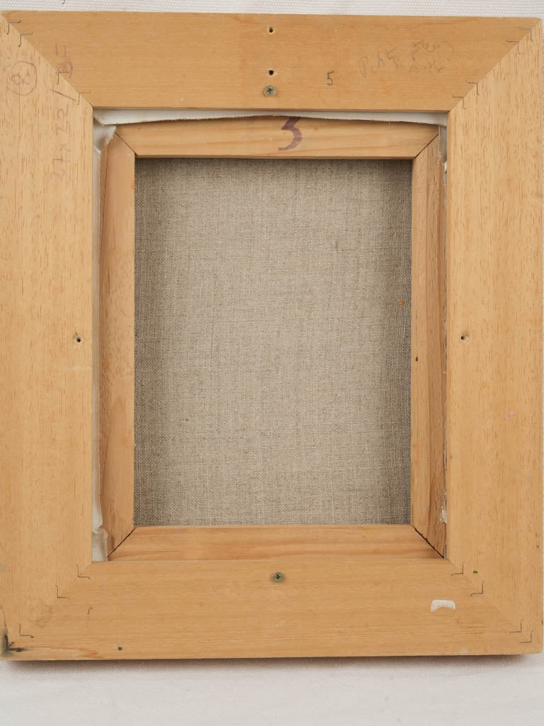 Small Contemporary Painting By Karibou - Le Chien du Cirque (The Circus Dog) - 13½" x 11½"