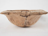Primitive wooden grain bowl - oval 18½"