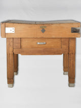 Vintage "Billot De Boucher" wooden table
