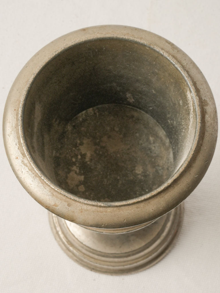 Pewter swizzle stick holder
