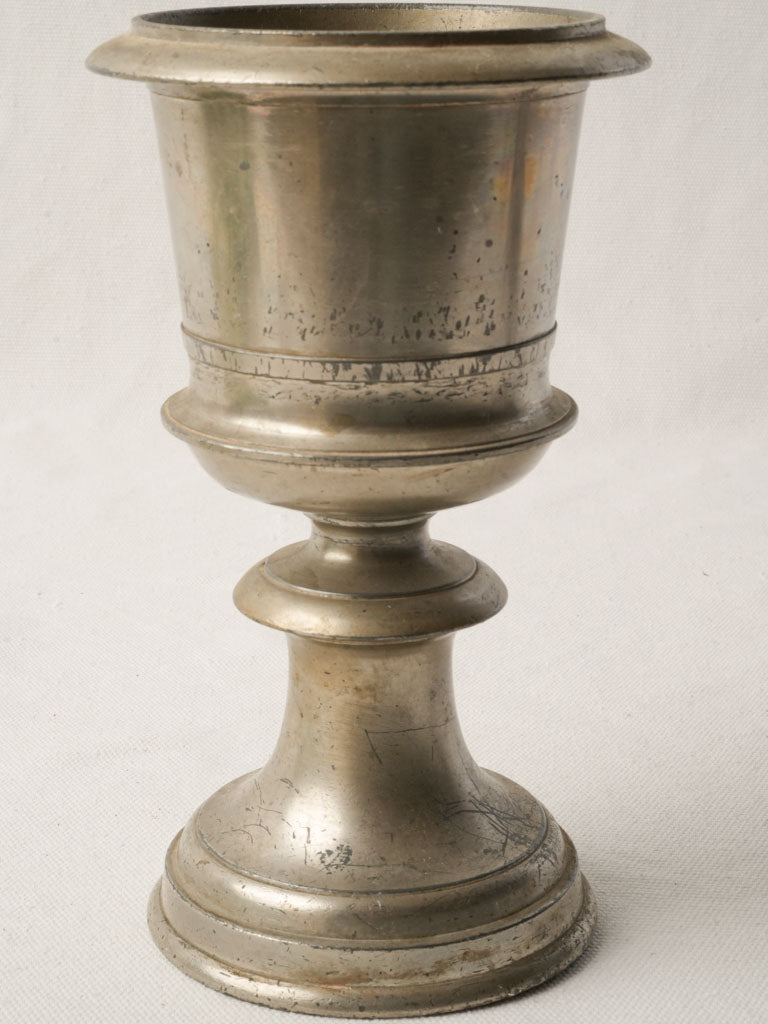 Elegant pewter drinks cabinet piece