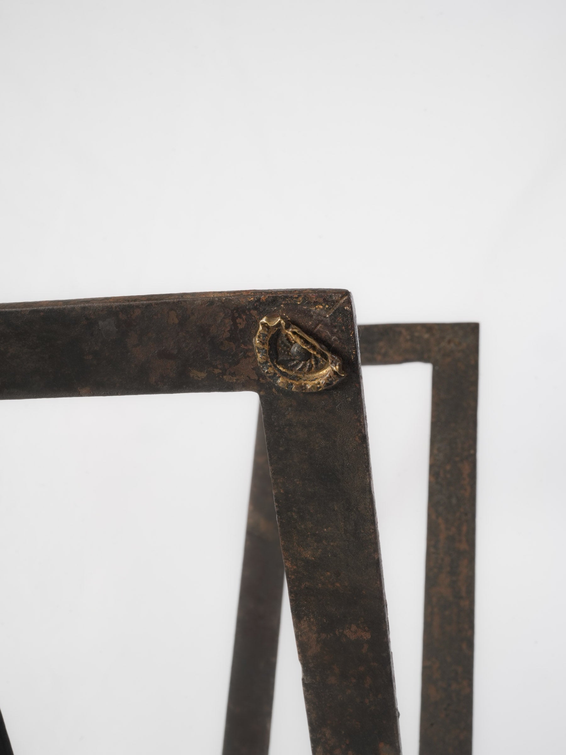 French Naval Officer's Adjustable Iron Chart Stand, Late 18th Century