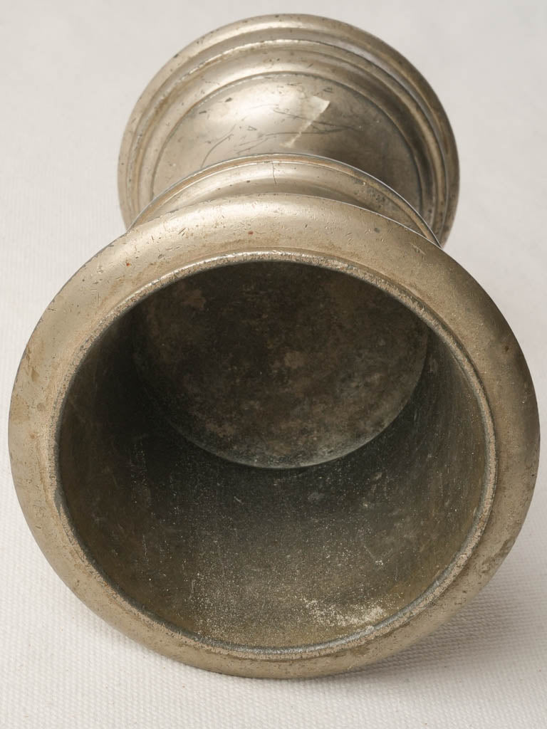 Antique pewter spoon display piece