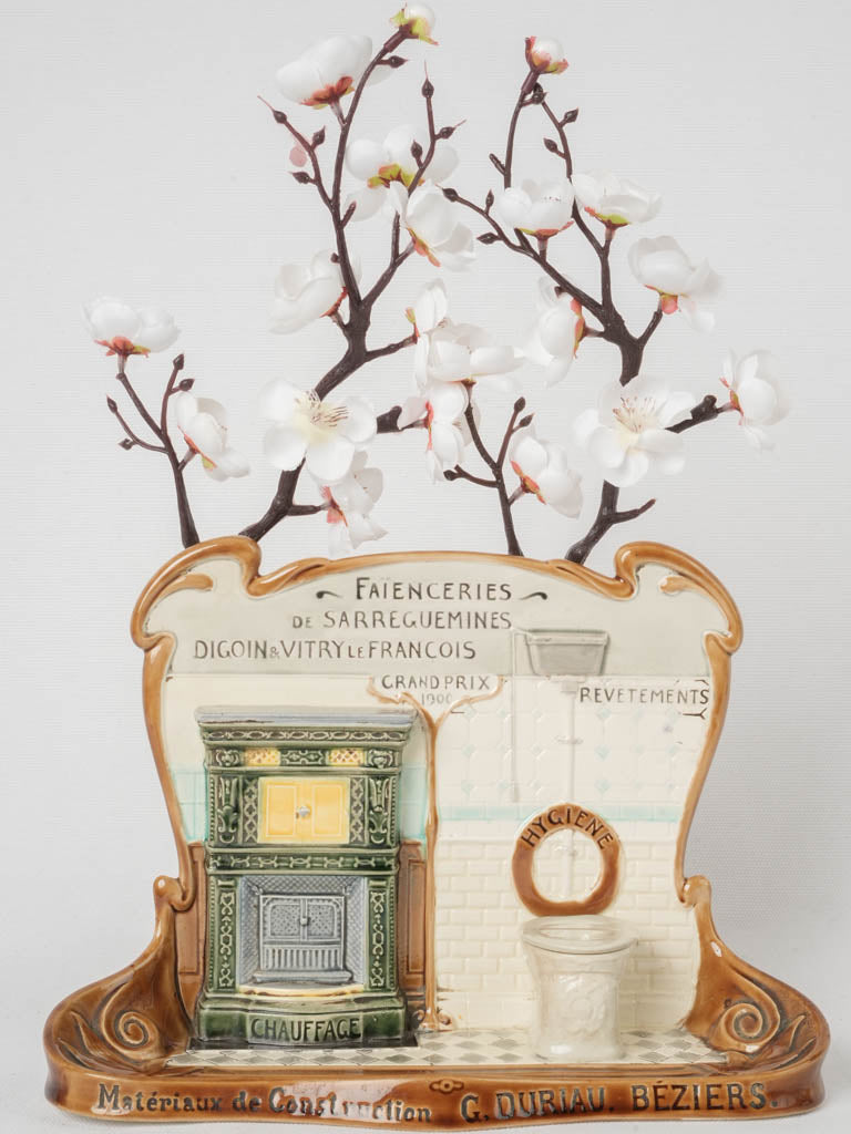 Exquisite early 20th century French faience