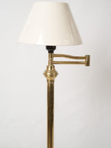 Retro-style brass lamp with new shade