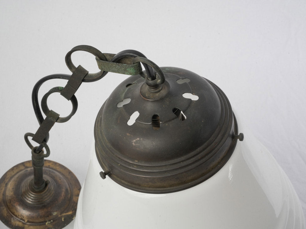 Philips 1930s ceiling light duo  