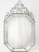 Late 19th century Venetian vanity mirror 26" x 15¾"