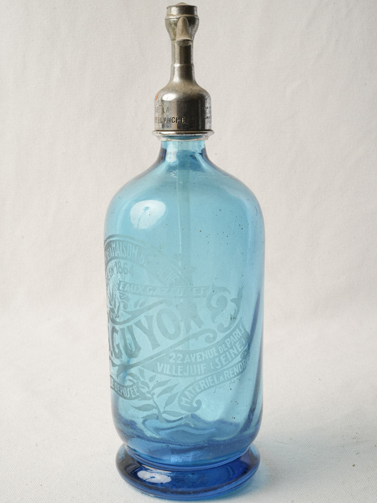 Mellow patina pewter head siphon