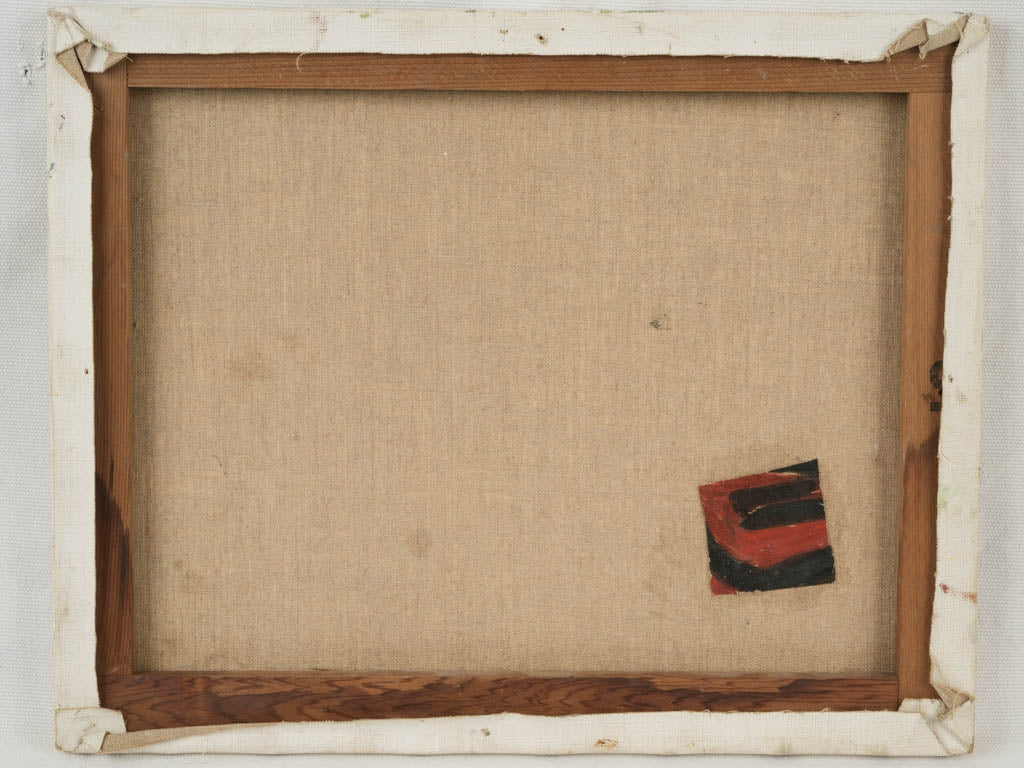 Small Contemporary Painting By Karibou - Au Loin (In the distance) - 13" x 16¼"