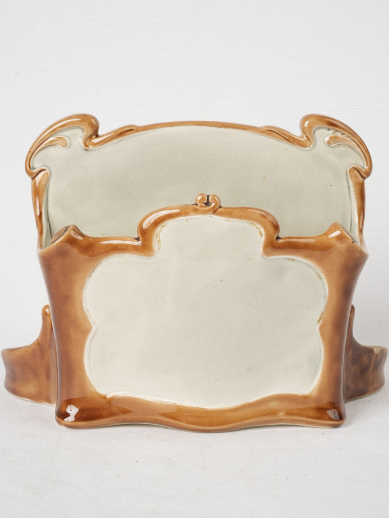 Intricate Art Nouveau styled toilet plaque