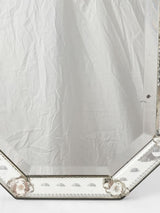 Late 19th century Venetian vanity mirror 26" x 15¾"