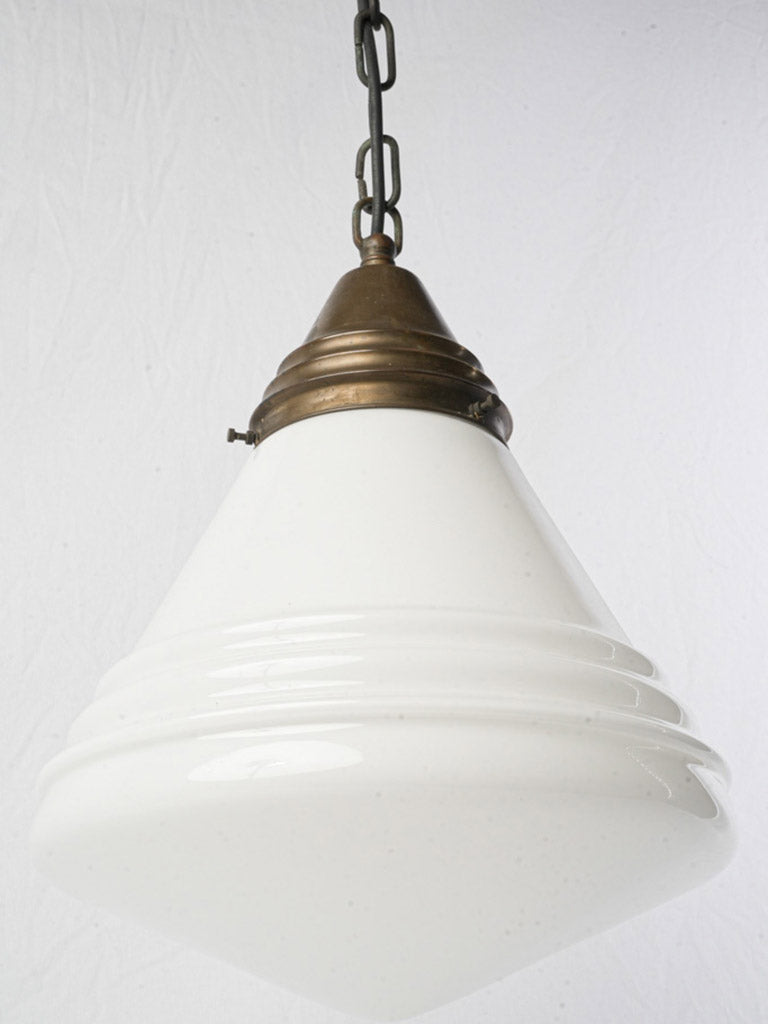 Aged bronze finish pendant light  