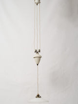 Adjustable porcelain counterweight hanging lamp