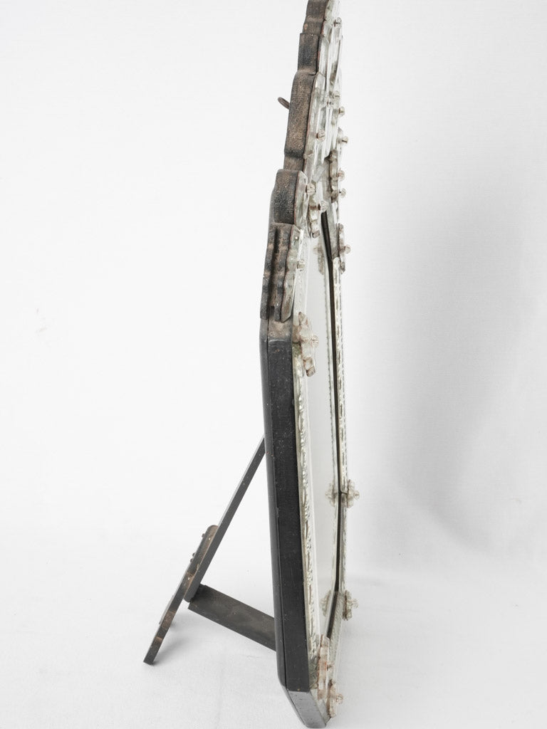 Late 19th century Venetian vanity mirror 26" x 15¾"
