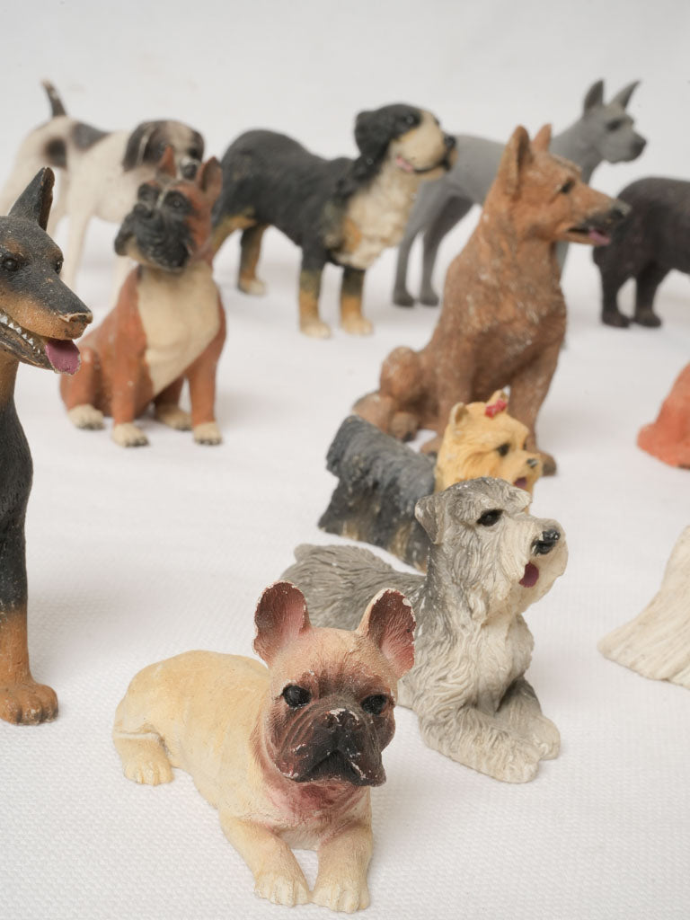 Charming elastolan historical dog models