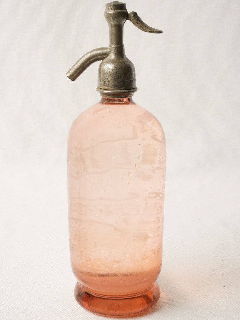 Belle Époque pewter-headed siphon  