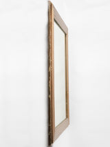 18th century gilded Louis XVI mirror w/ reeded frame - square 39½" x 33¾"