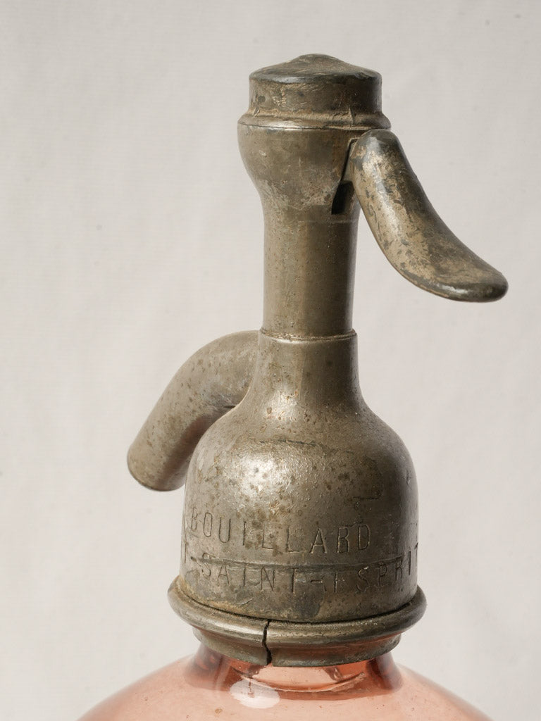 Sculptural arrangement colored siphon  