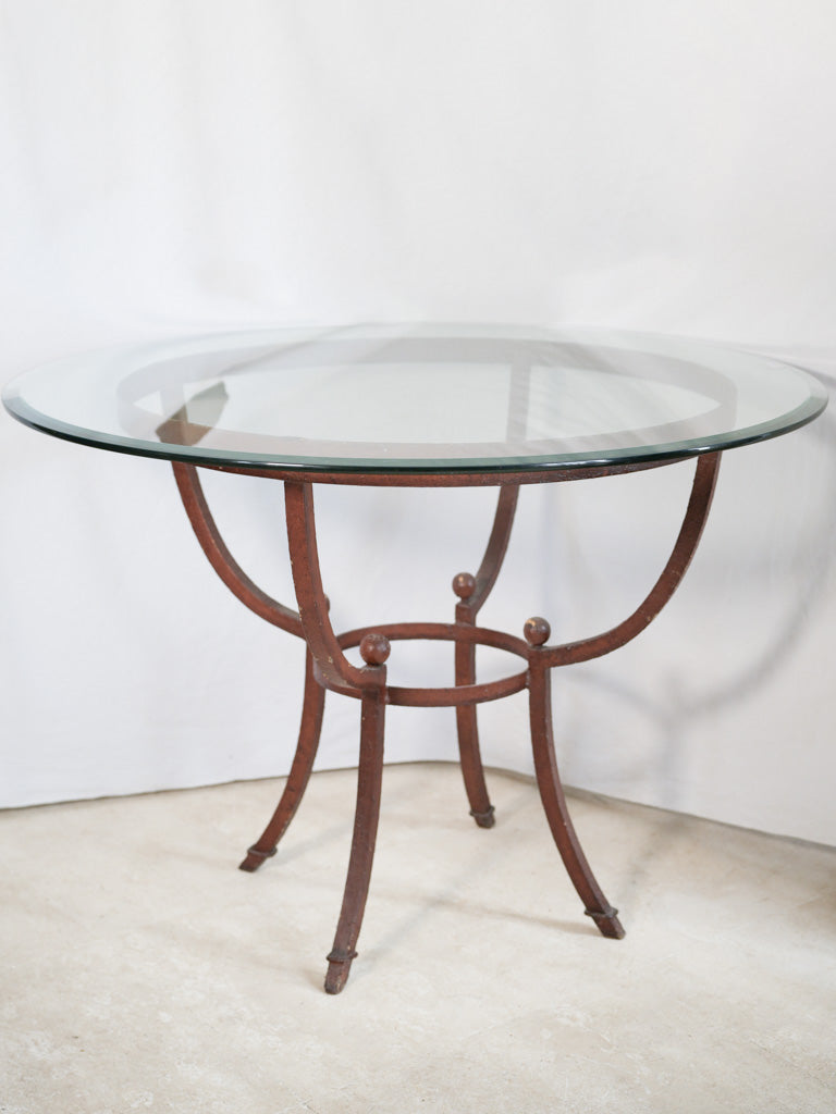 Vintage French wrought iron table