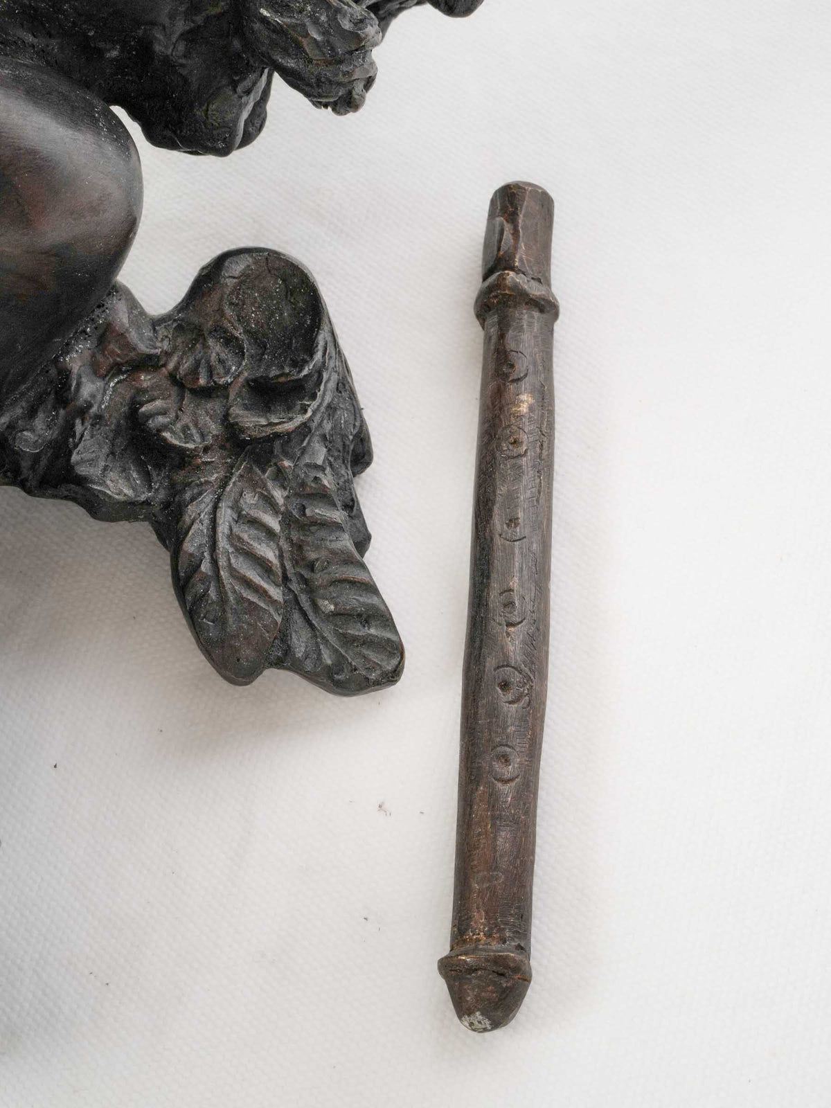 Pair of 19th-Century Bronze Cherubs, After Carpeaux, w/ Generous Bronze Casting - 16¼"