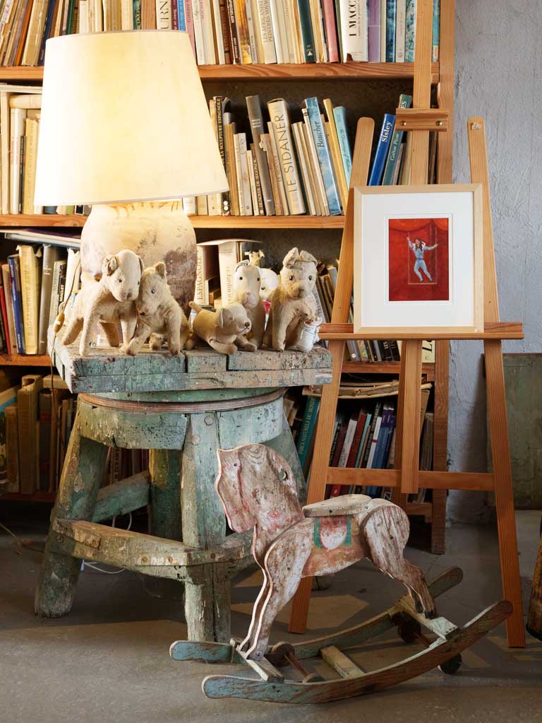 Colorful textured cardboard artwork.