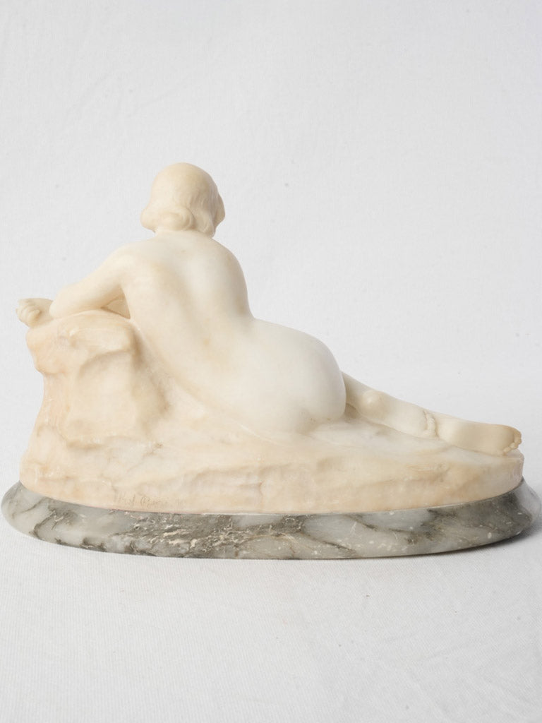 Flowing classic nude figure sculpture  