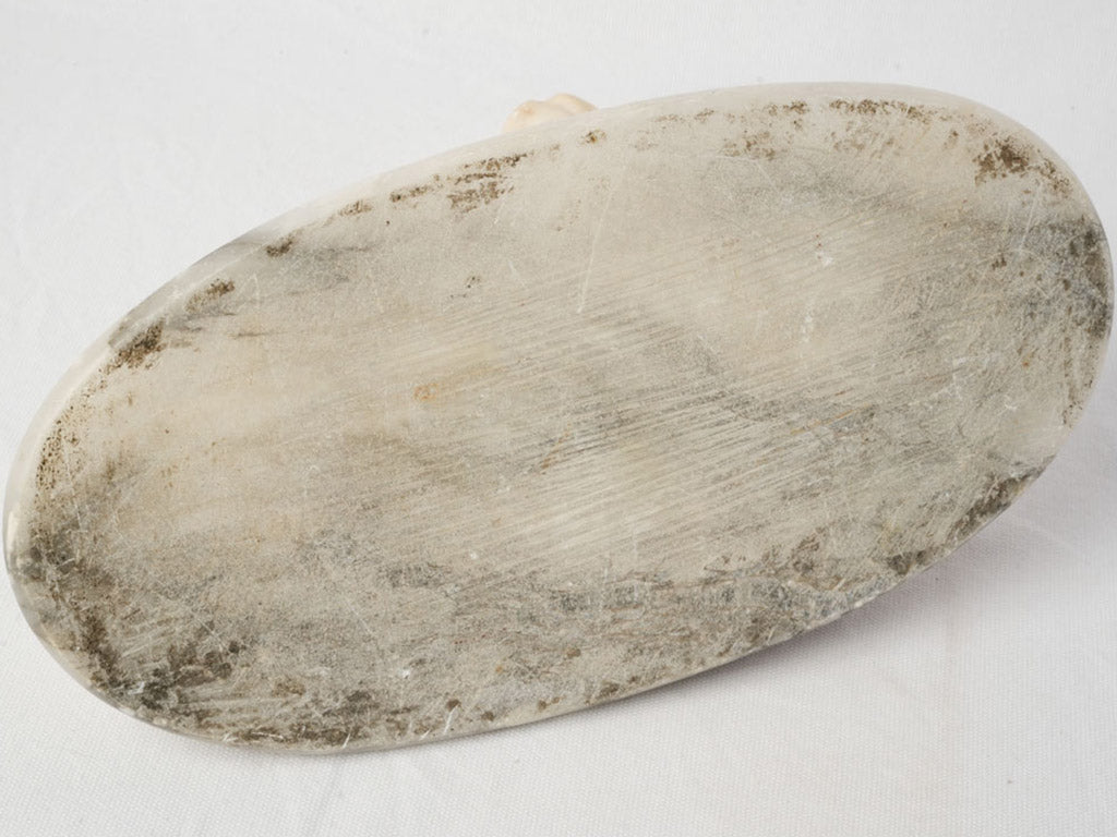 Translucent antique-style female carving  