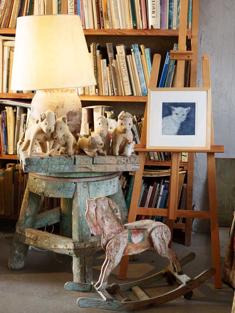 Small Contemporary Painting By Karibou - Chimère [Chimera] - 14¼" x 14¼"