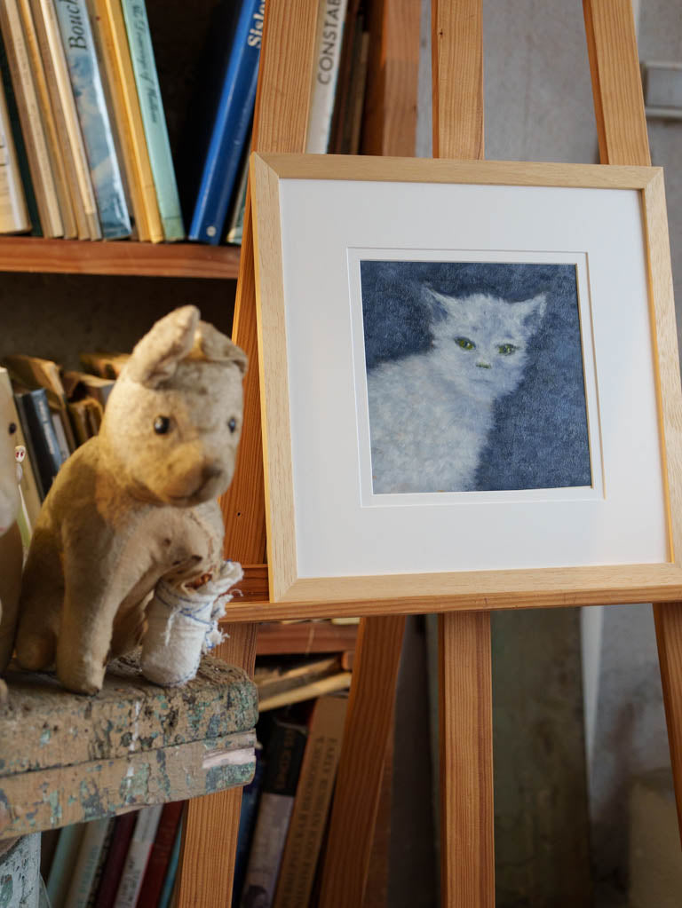 Small Contemporary Painting By Karibou - Chimère [Chimera] - 14¼" x 14¼"