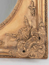 Classic wood Italian portrait mirror