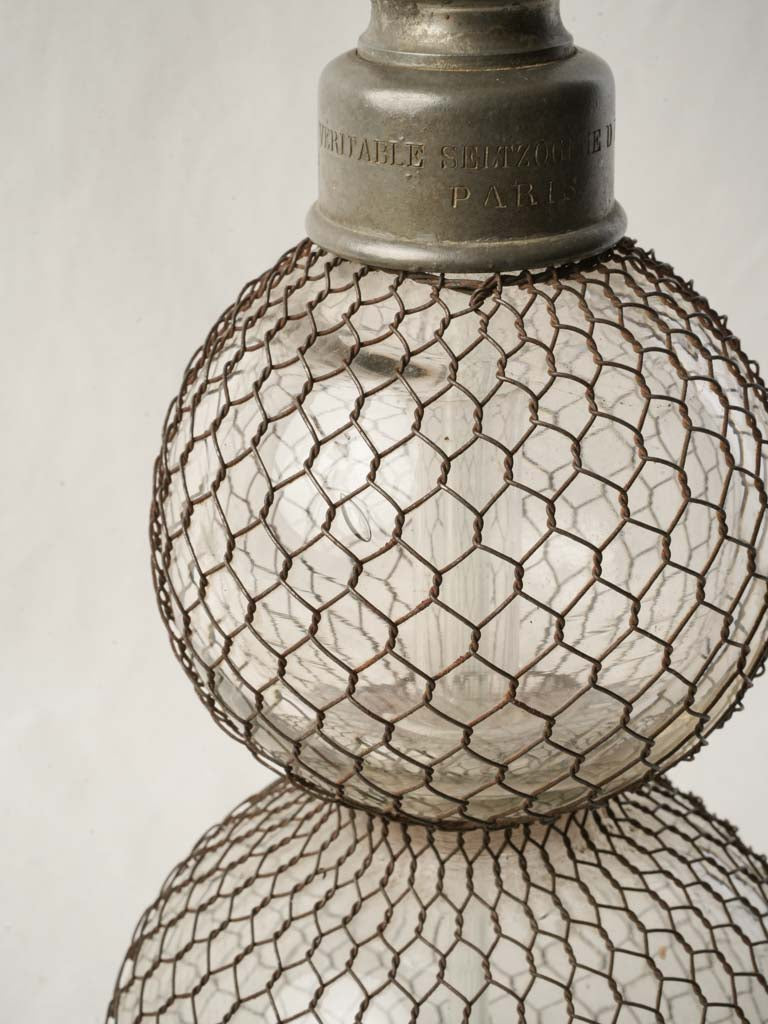 Authentic late 19th-century French siphon