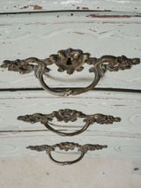 Elegant late-18th century bronze hardware