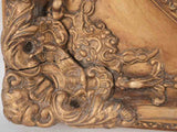 Timeless Italian carved wood mirror