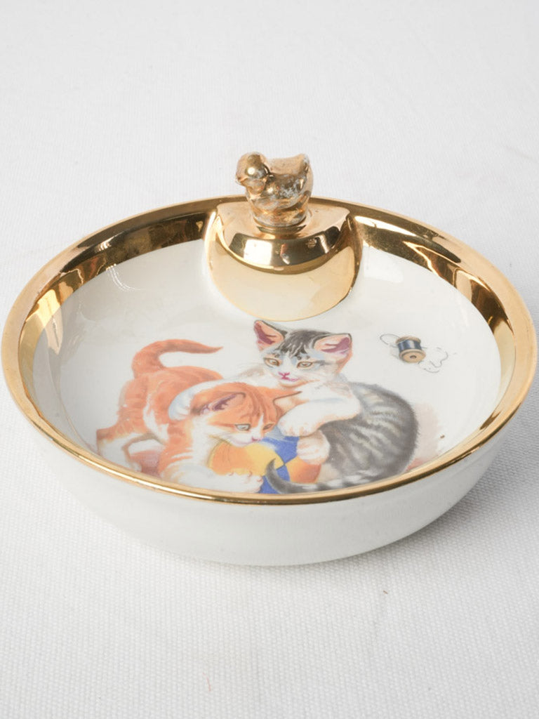 Charming French nursery plate